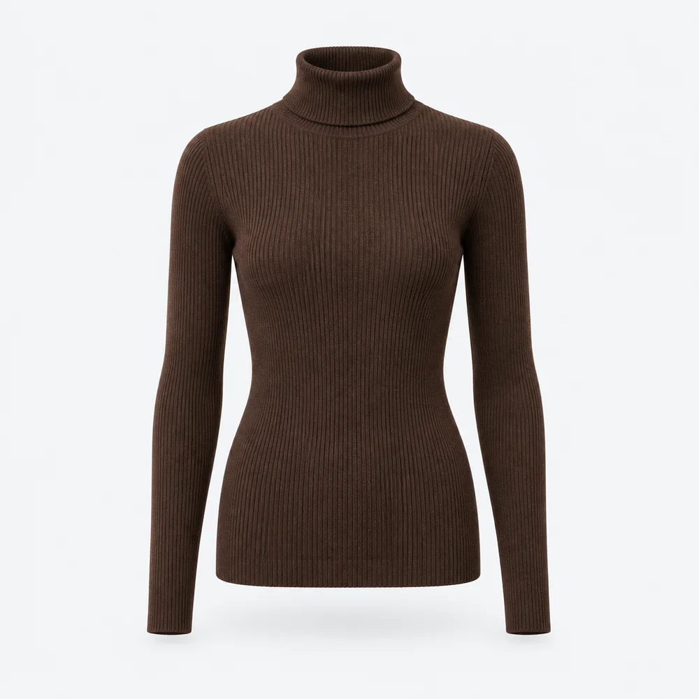 Aosta Turtleneck – Chocolate