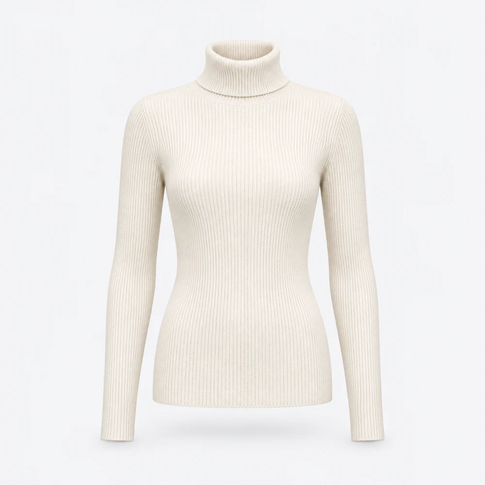 Aosta Turtleneck – Cream