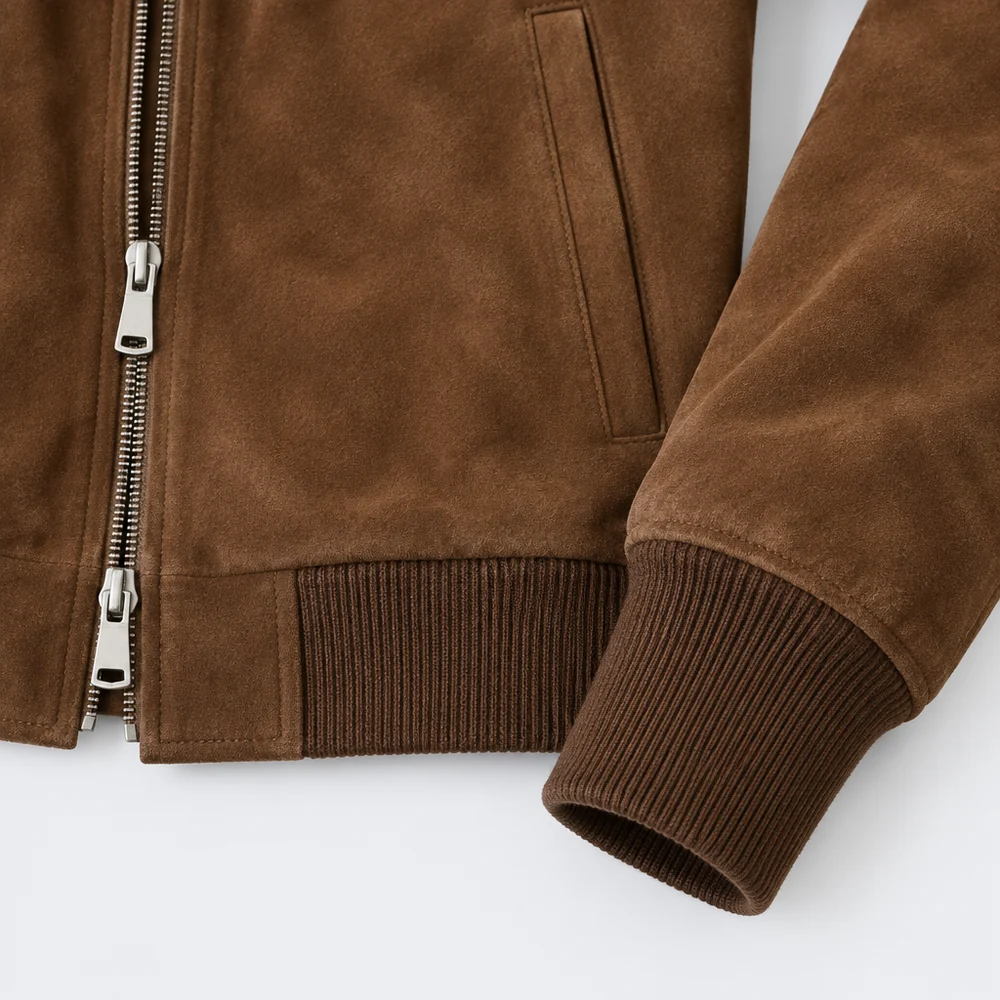 Brera Suede Blouson – detail