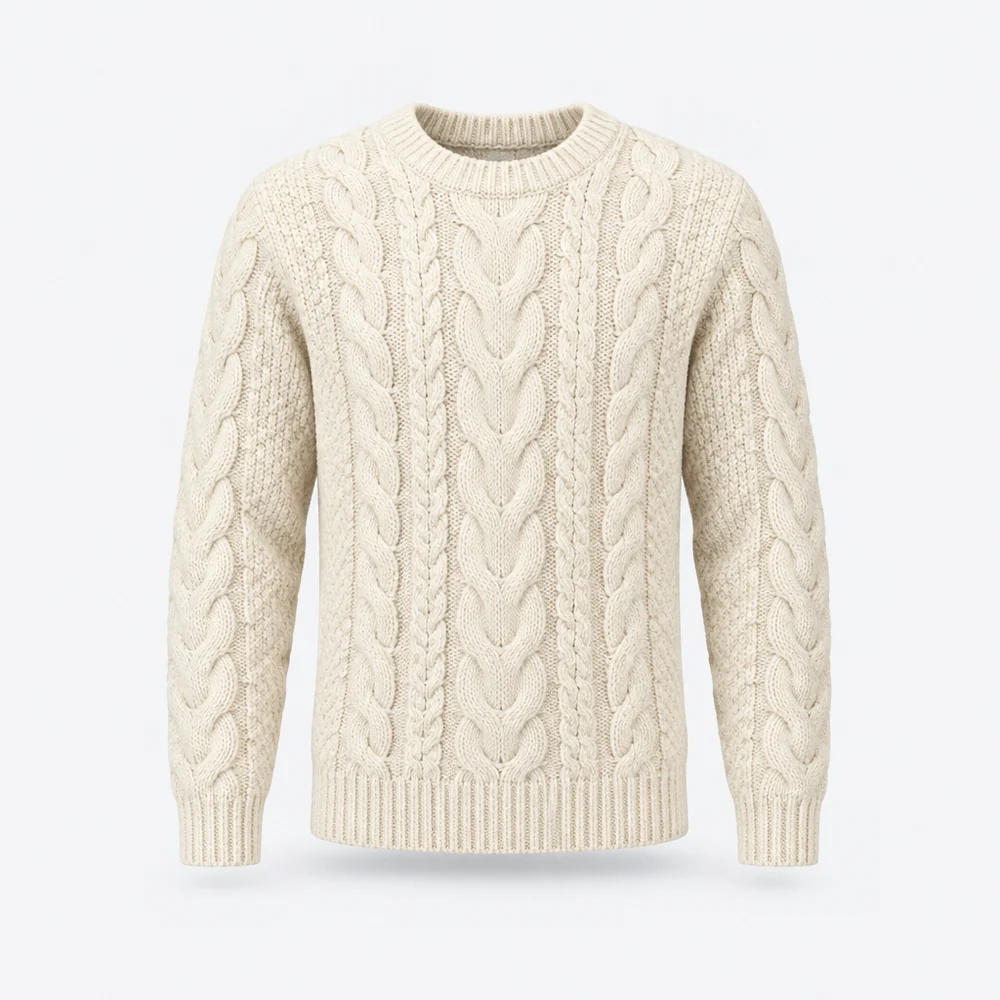 Dolomiti Cable Knit – Ecru