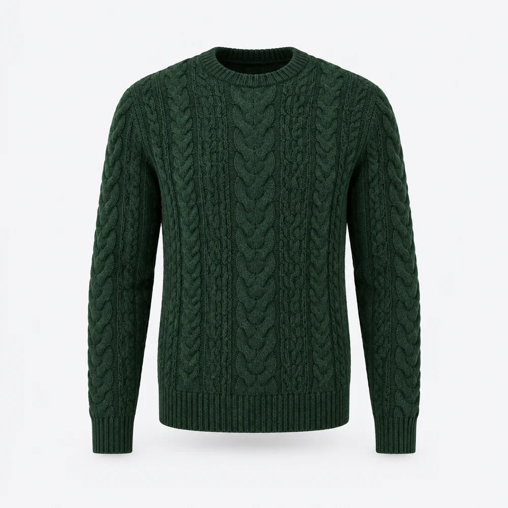 Dolomiti Cable Knit – Forest
