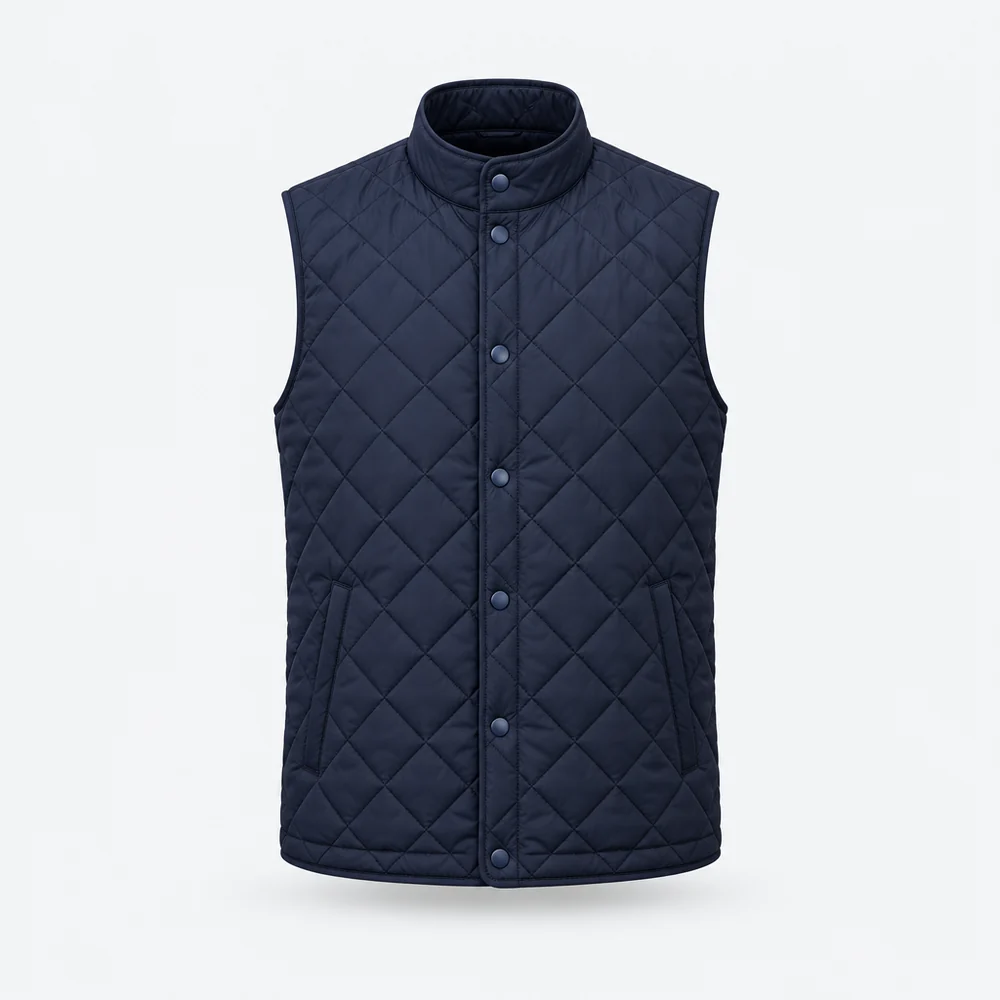 Garda Quilted Gilet – Navy