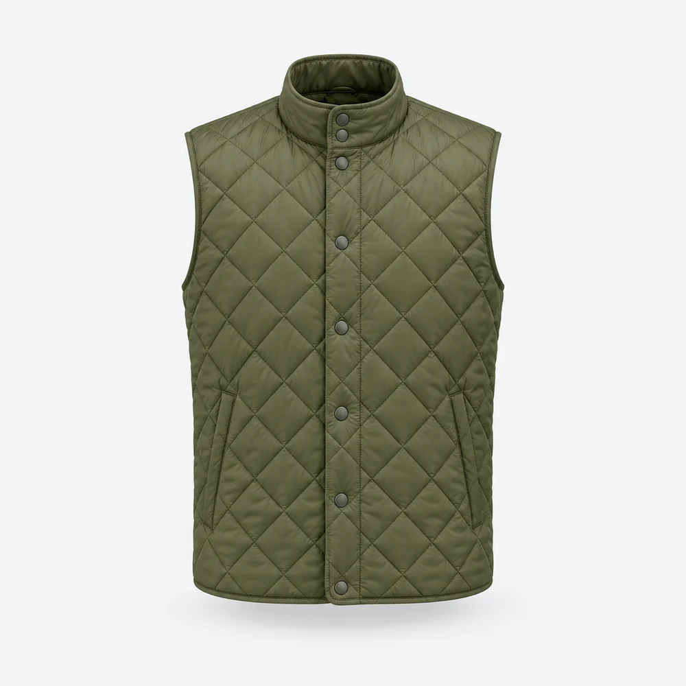Garda Quilted Gilet – Olive