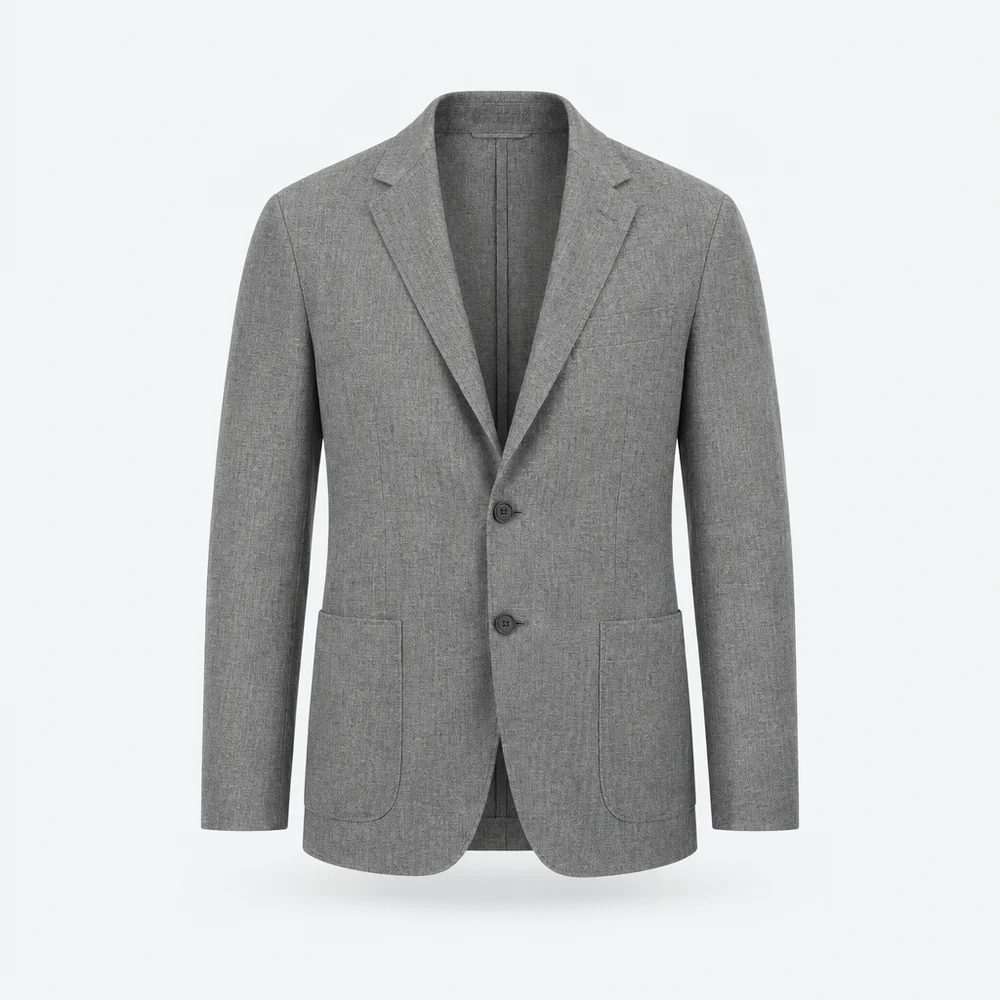 Milano Wool Blazer – Grey