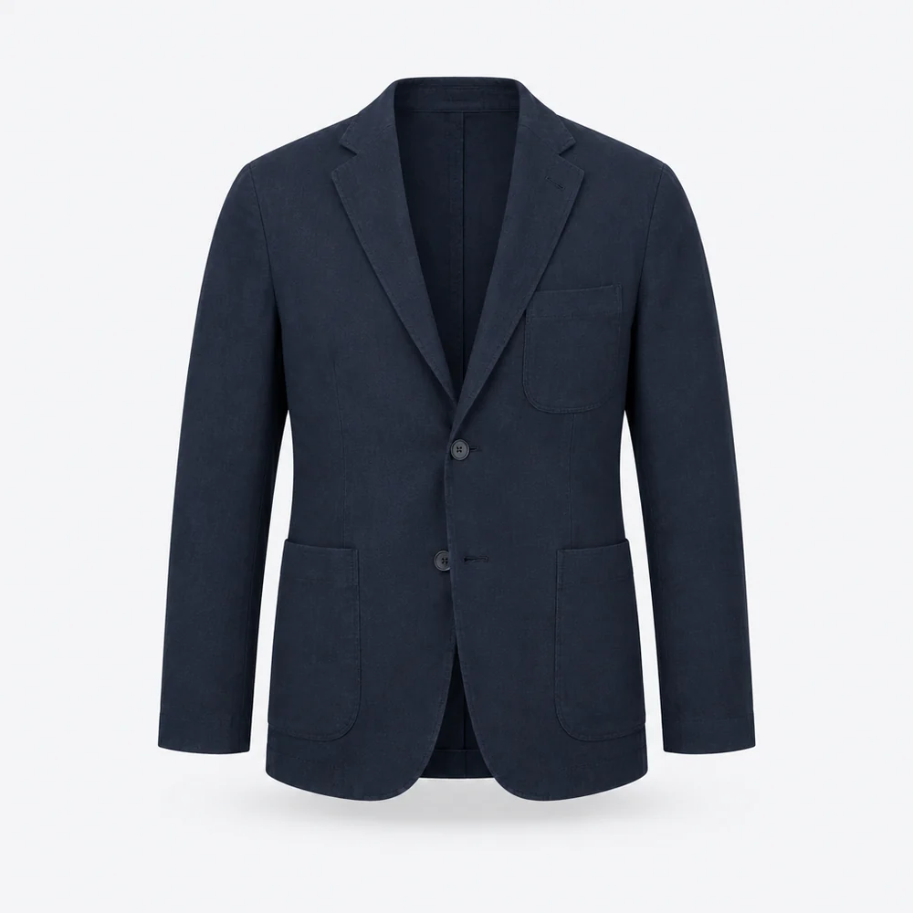 Milano Wool Blazer – Navy