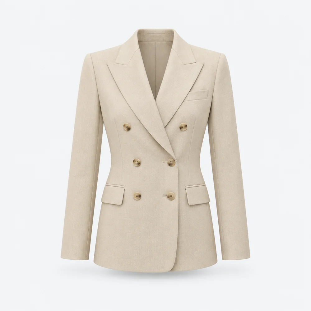 Parma Tailored Blazer – Beige