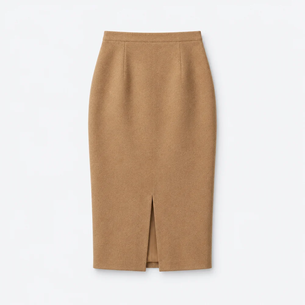 Pisa Pencil Skirt – Camel