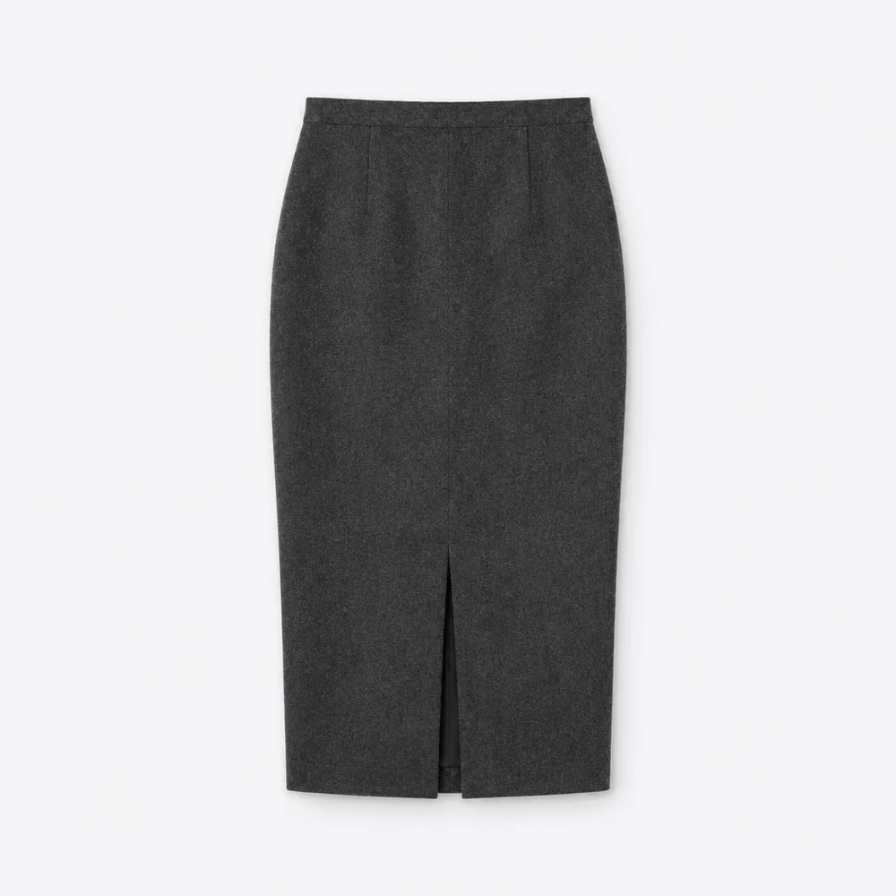 Pisa Pencil Skirt – Charcoal