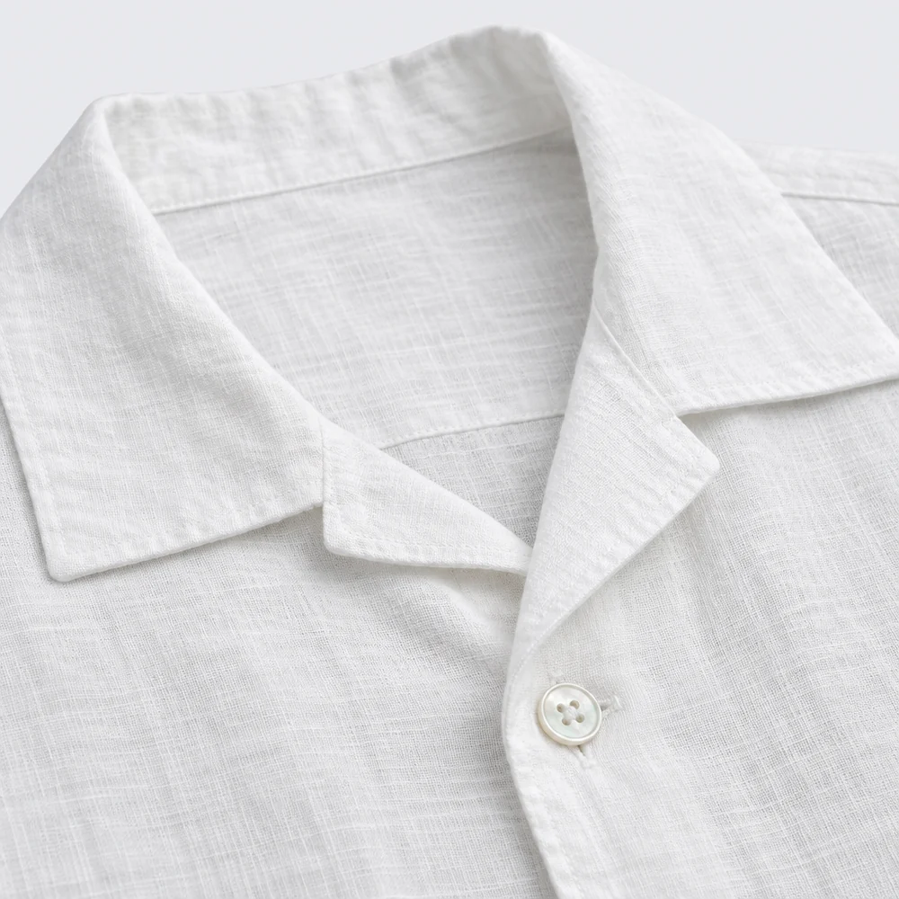 Portofino Linen Shirt – detail