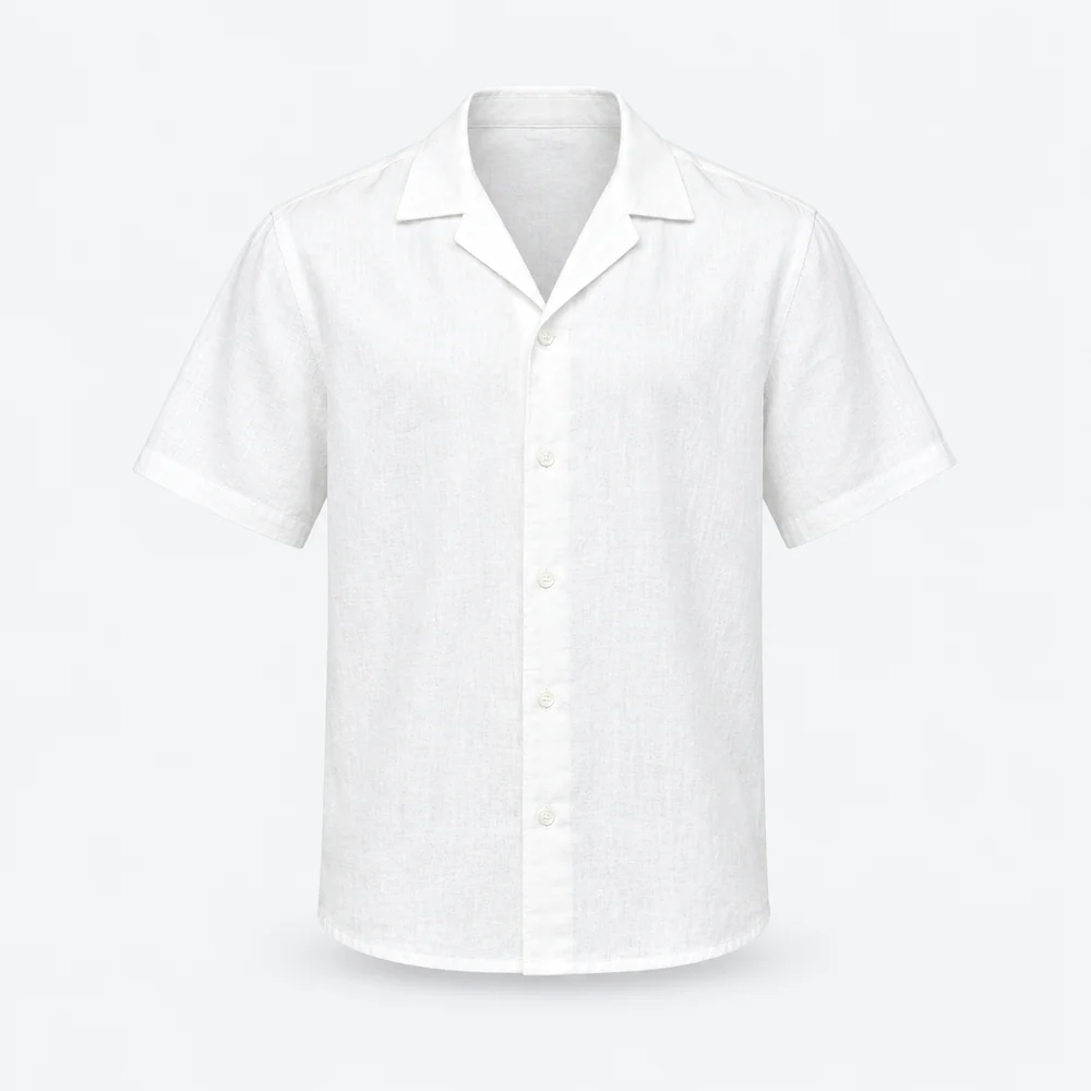 Portofino Linen Shirt – White