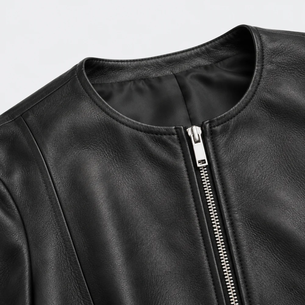 Ravello Leather Jacket – detail