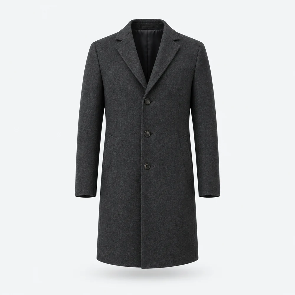 Varese Overcoat – Charcoal